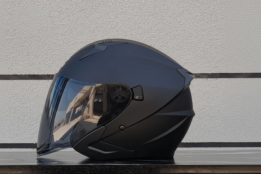 Versatile Half-Helmet with Dual-Lens System