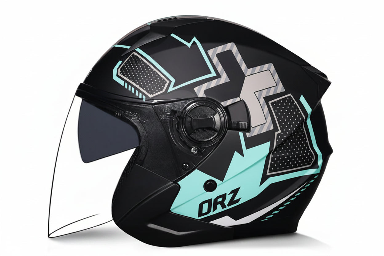 Versatile Half-Helmet with Dual-Lens System