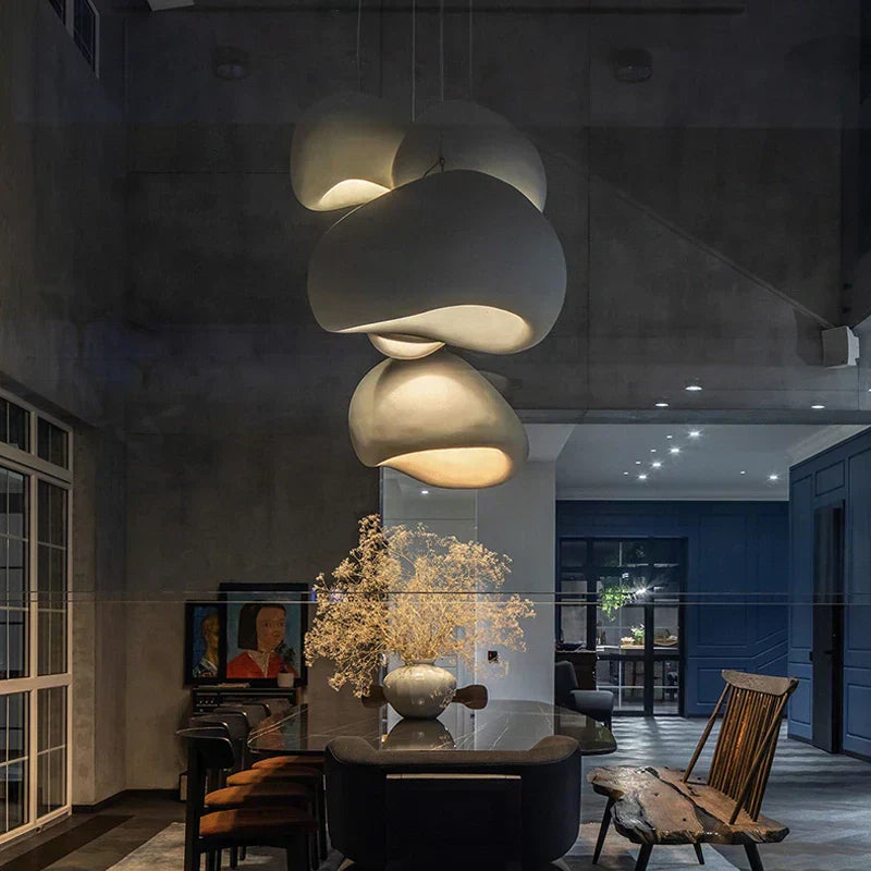 WabiSabiGlow Ambient Pendant Light For Minimalist Living Spaces