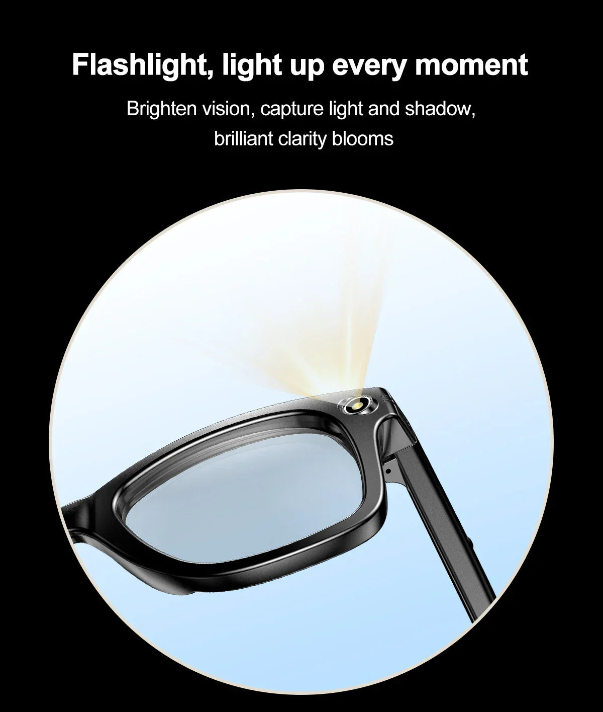 Smart Bluetooth Camera Glasses
