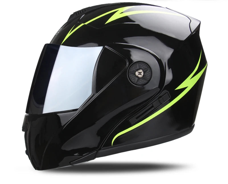 DOT Certified Dual-Visor Modular Motorcycle Helmet