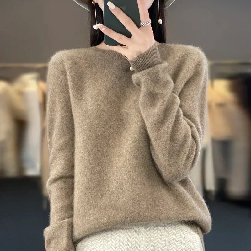 Sylvara Merino Wool Knit Sweater For Women Made In Australia