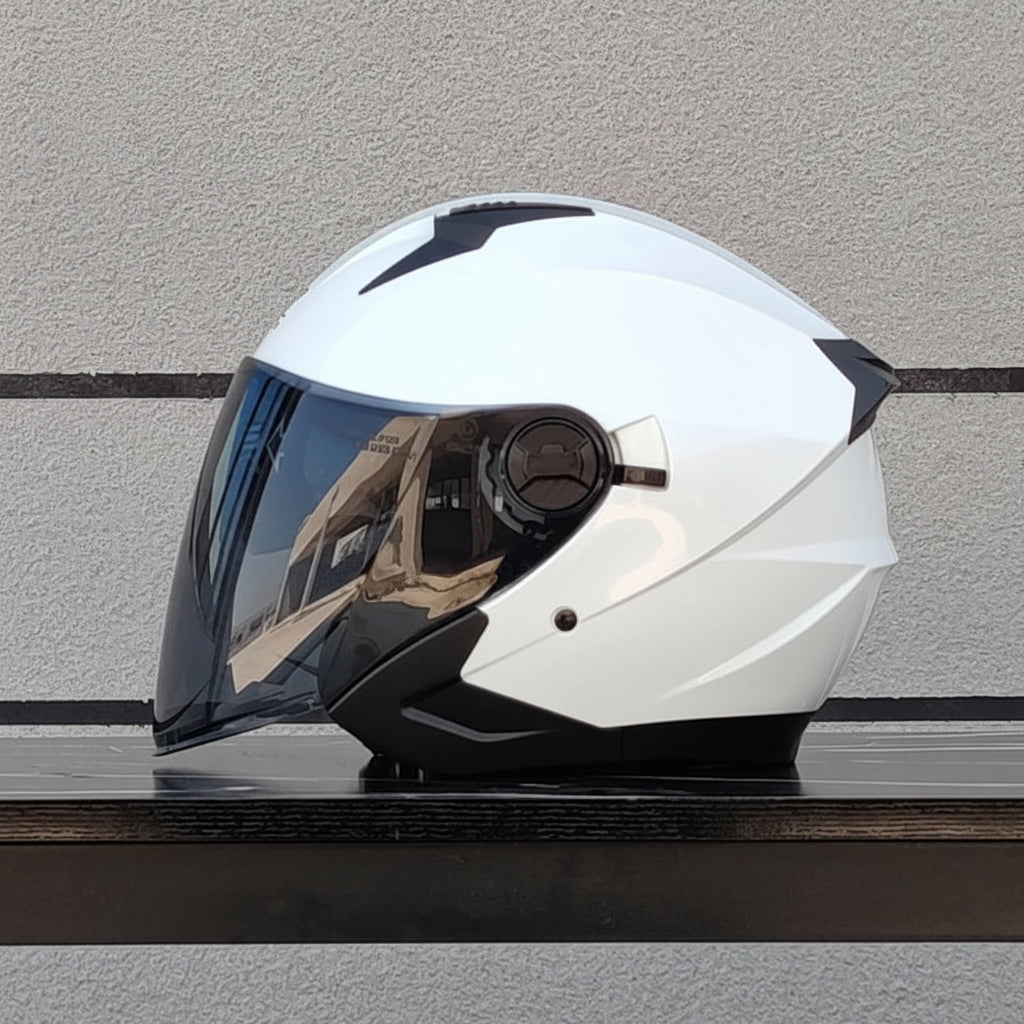 Versatile Half-Helmet with Dual-Lens System