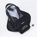 Bolsa para tanque de motocicleta con ventana táctil para navegación y almacenamiento