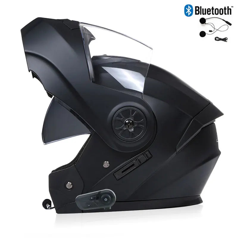 Modular Motorcycle Helmet with Bluetooth Integration