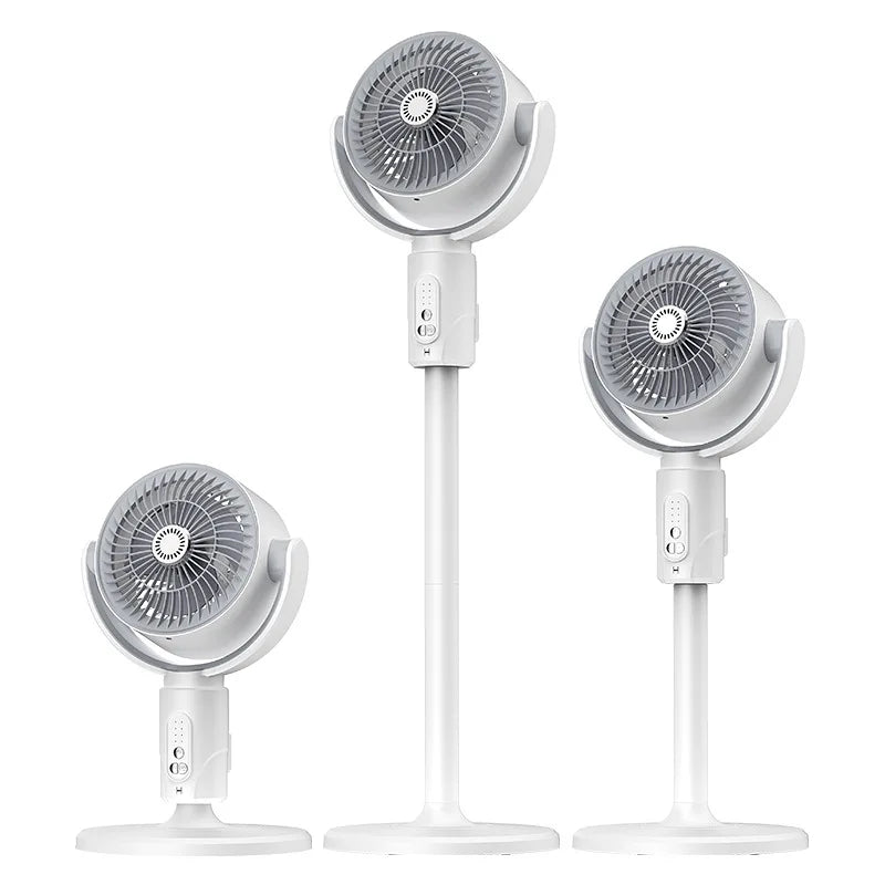 Cordless Oscillating Air Circulation Fan With Remote And Timer For Home Office