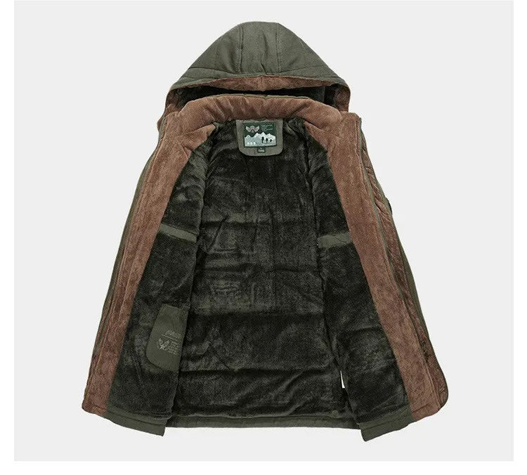 ArdentVale Winter Parka For Men With Plush Warmth And Soft Lining