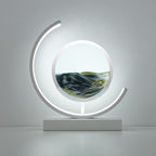 TerraGlow Sand Lamp Creates Tranquil Ambient Light Sculpture