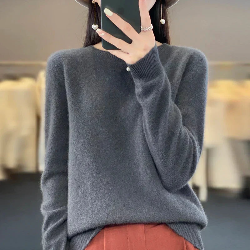 Sylvara Merino Wool Knit Sweater For Women Made In Australia