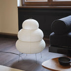 Stolní lampa Hikari s rýžovým papírovým stínidlem a třírežimovým stmívačem