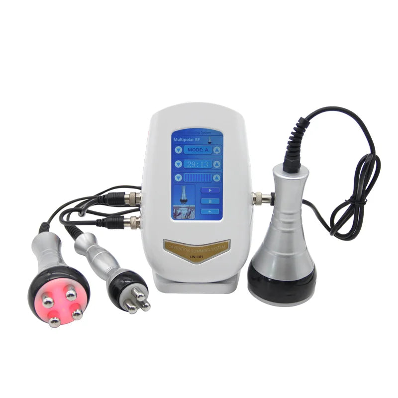 Three-Function Ultrasonic Cavitation And RF Body Contouring With Dual RF Handles