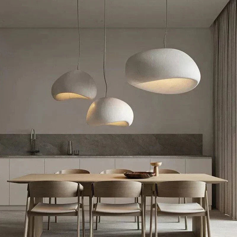 WabiSabiGlow Ambient Pendant Light For Minimalist Living Spaces