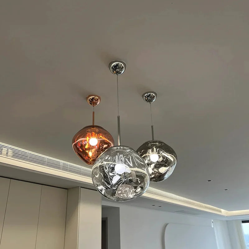 NovaLume Lava Glow LED Sarkıt Lamba Modern Oturma Odaları İçin