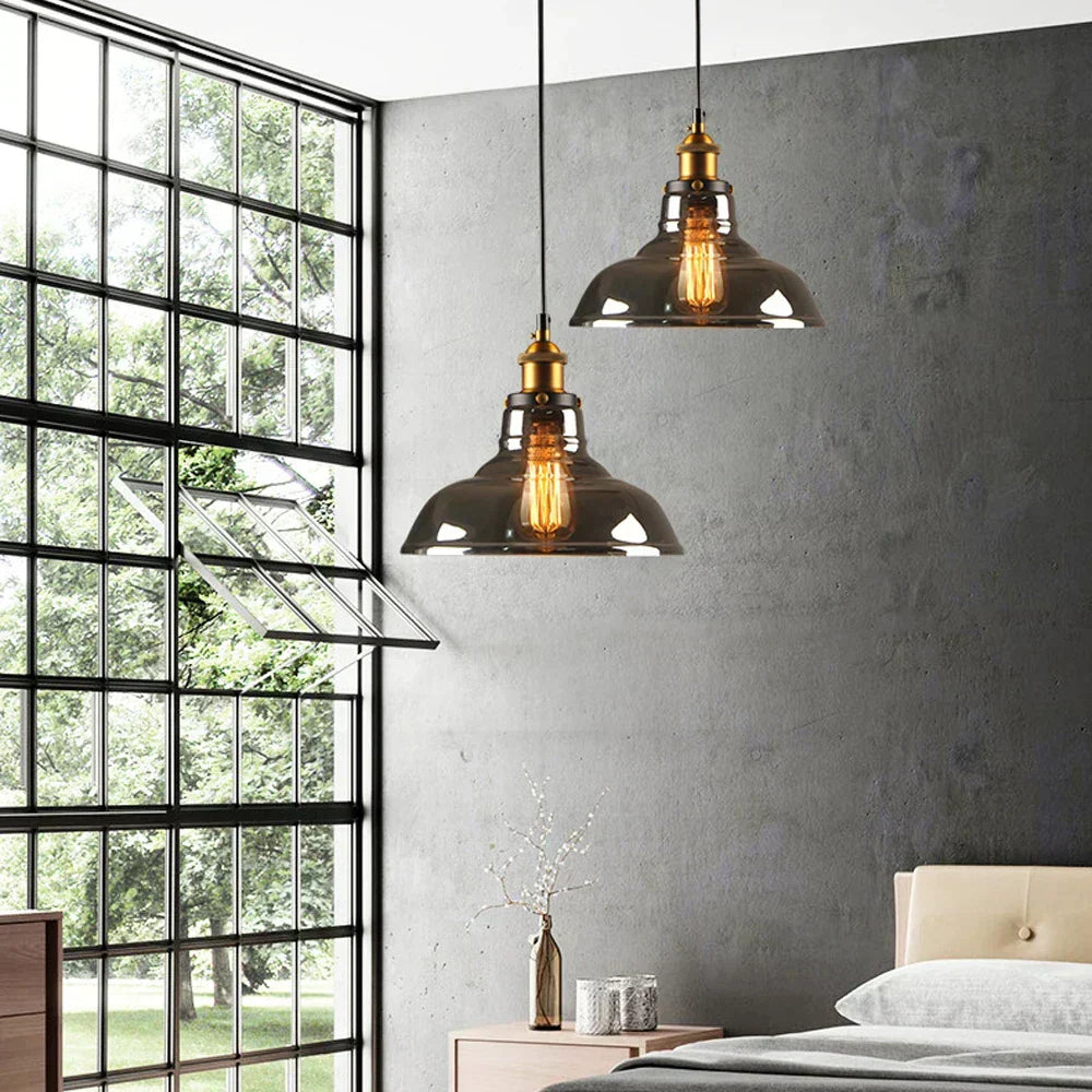 NovaGlass Vintage Pendant Light For Home Interiors And Living Spaces