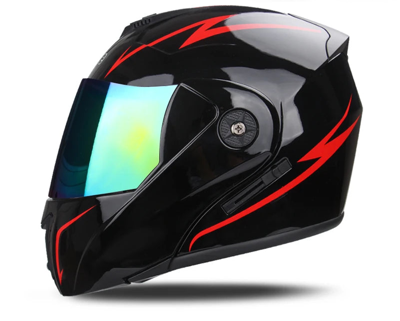 DOT Certified Dual-Visor Modular Motorcycle Helmet