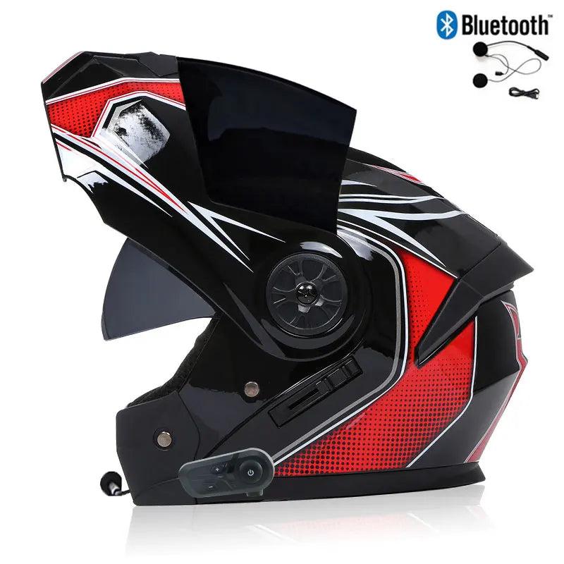 Modular Motorcycle Helmet with Bluetooth Integration
