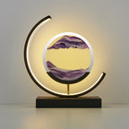 TerraGlow Sand Lamp Creates Tranquil Ambient Light Sculpture