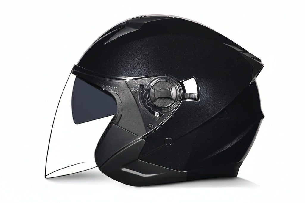 Versatile Half-Helmet with Dual-Lens System