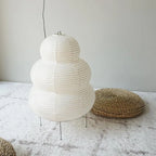 Stolní lampa Hikari s rýžovým papírovým stínidlem a třírežimovým stmívačem