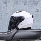 Lightweight 3/4 Motorcycle Helmet with Dual Visor