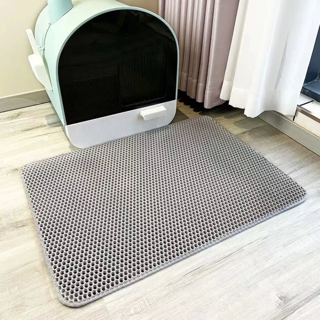 Tapete para Areia de Dupla Camada Ultra-Shield para Proteção de Piso Impermeável e Resistente para Animais de Estimação