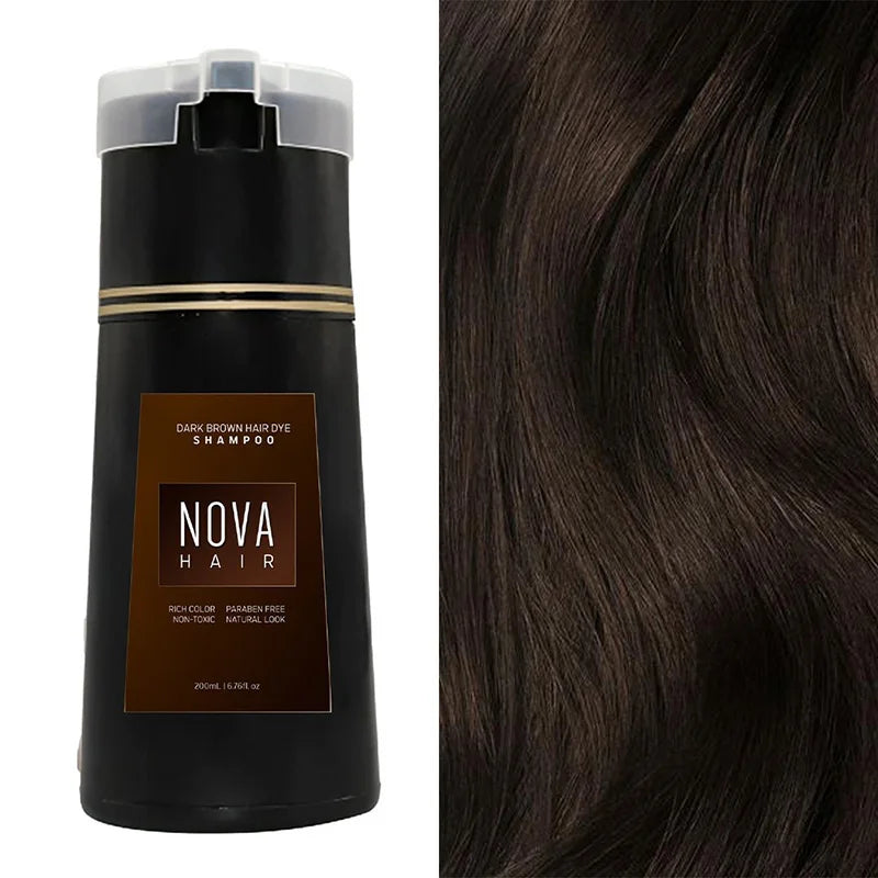 NovaHair Ten Minute Botanical Color Shampoo For Hair