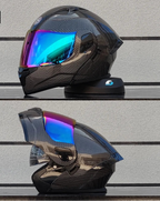 Flip Front Full Face Motorcycle Helmet With Two-Lens Shield DOT Approved