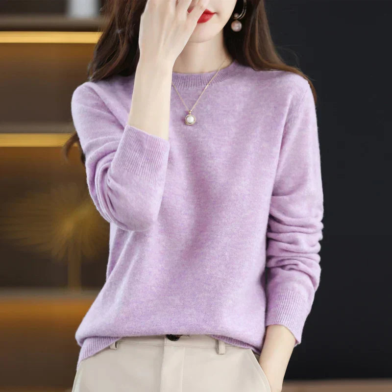 Aurelia Women's Merino Wool Sweater For Fall And Winter