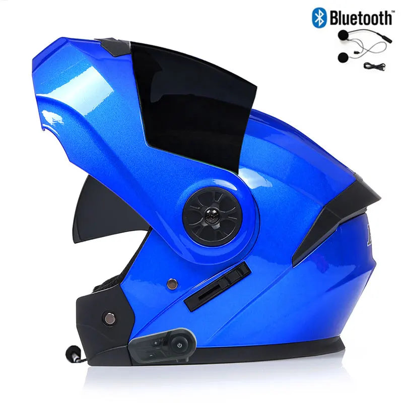 Modular Motorcycle Helmet with Bluetooth Integration