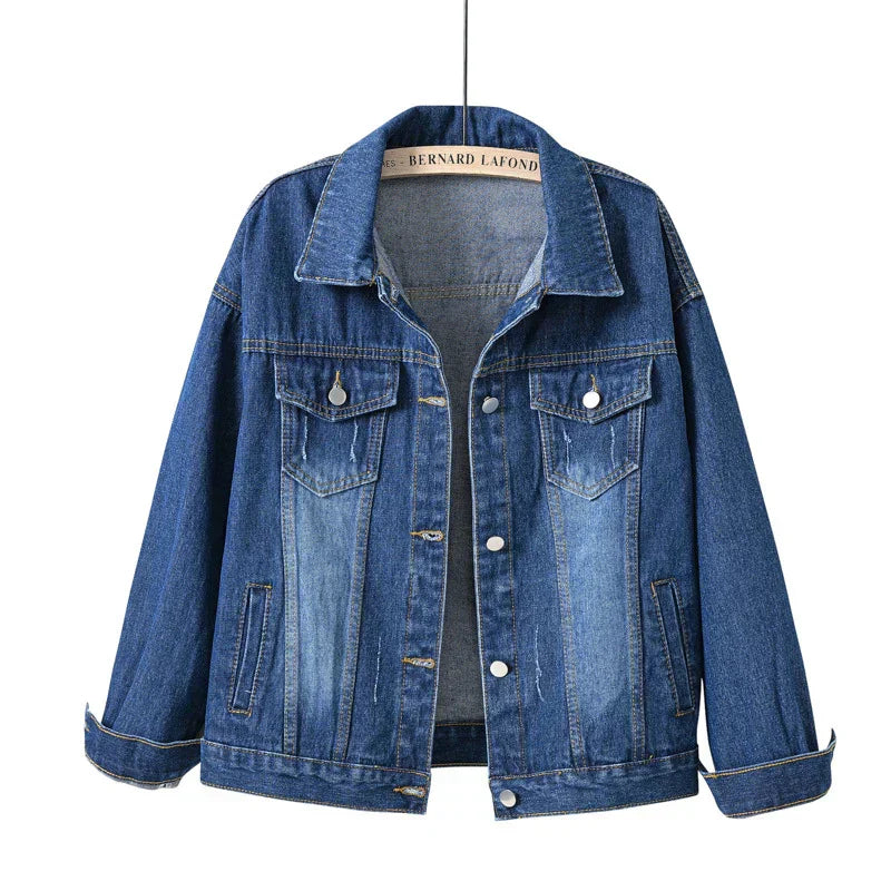 Veste en jean à boutons Harborline Everyday pour femmes
