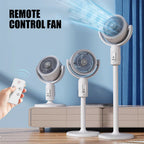 Cordless Oscillating Air Circulation Fan With Remote And Timer For Home Office