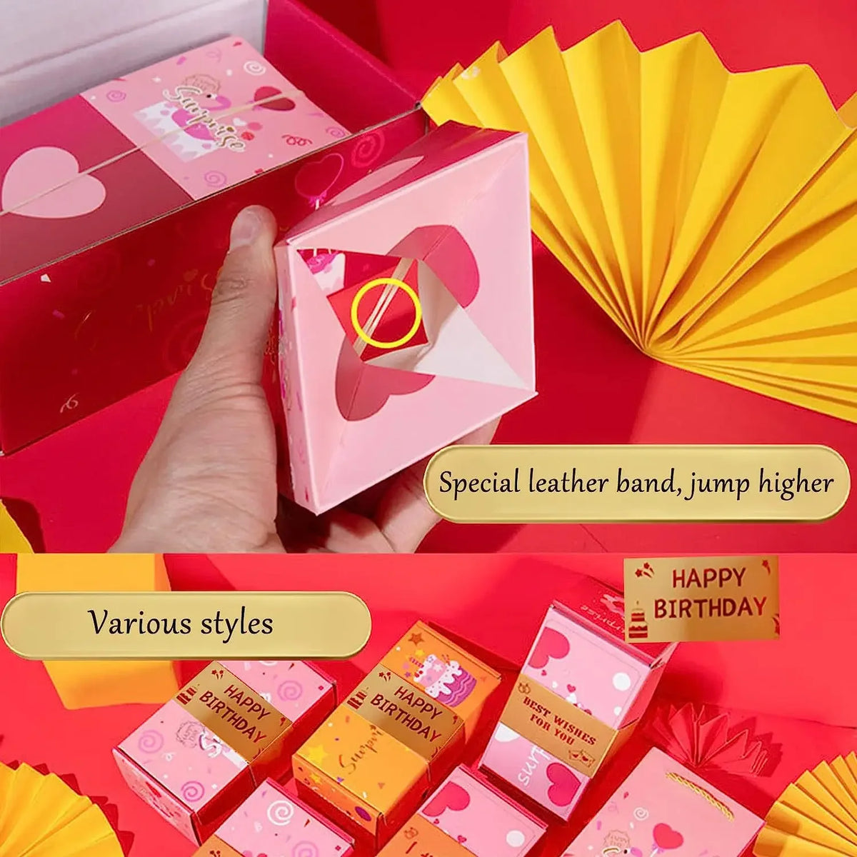 Pop Out Money Gift Box