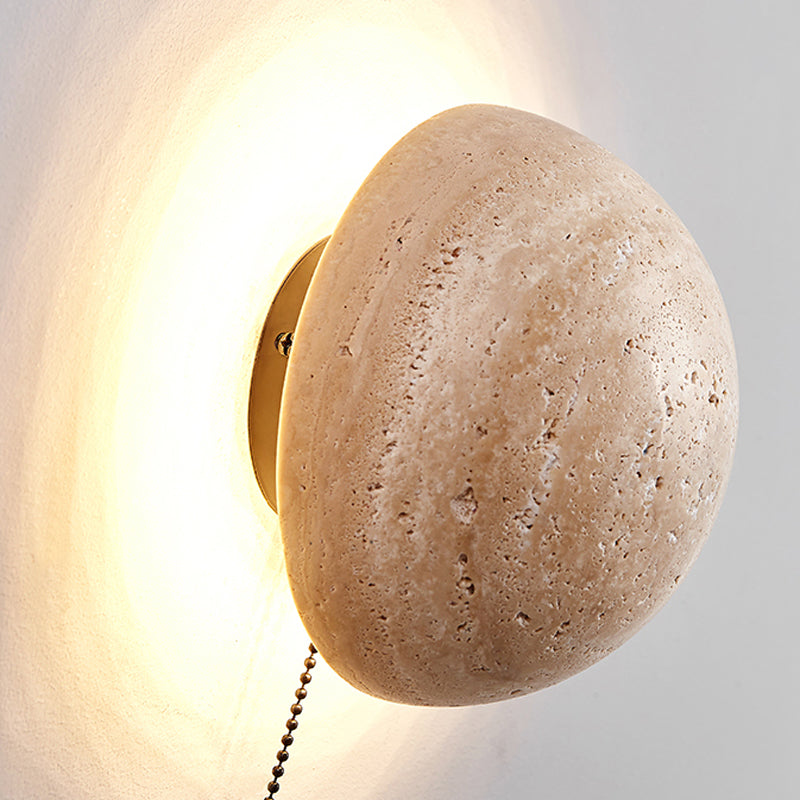 Asterra Wandleuchte in Creme-Finish für minimalistische Innenräume