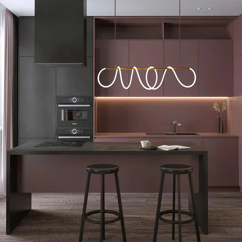 Lustre Plafonnier Moderne Lunara pour Espaces de Vie