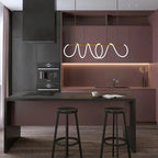 Lustre Plafonnier Moderne Lunara pour Espaces de Vie