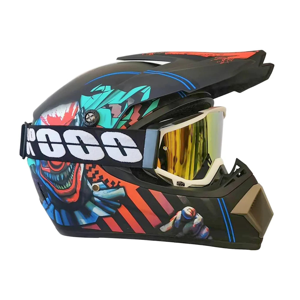 Kids Motocross Helmet with Goggles