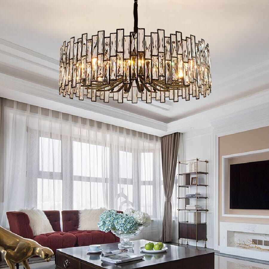 Candeeiro de Cristal Kylar com Elementos LED Coleção Arden
