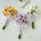 Romantic Silk Peony Bouquet From Lyra With 27 Realistic Blooms