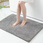 AquaNest Thick Absorbent Bath Mat With Secure Backing For Bathrooms