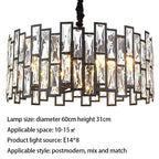 Candeeiro de Cristal Kylar com Elementos LED Coleção Arden