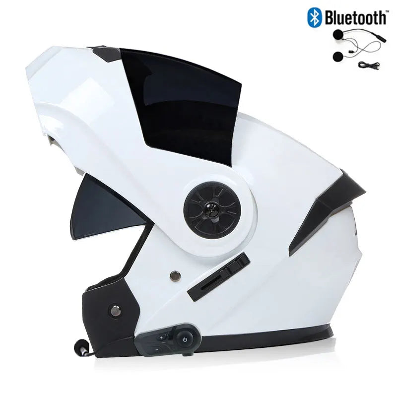 Modular Motorcycle Helmet with Bluetooth Integration