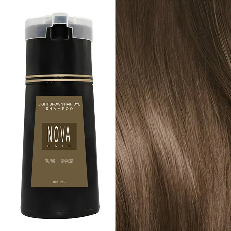 NovaHair Ten Minute Botanical Color Shampoo For Hair