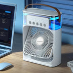 Ventilátor s funkcí chlazení a zvlhčování