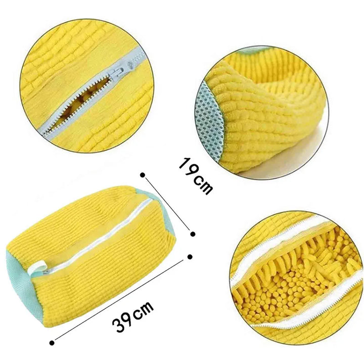 耐久性のある撥水加工付きシューズ用洗濯ネット