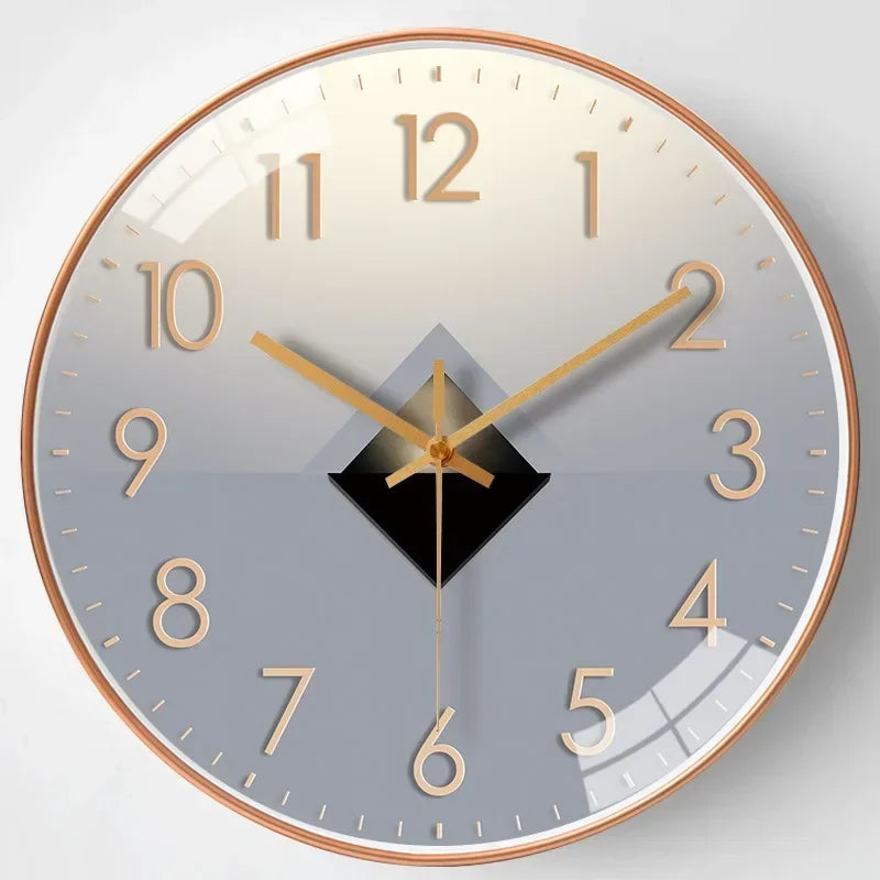 Avelon Silent Wall Clock In Classic Style For Bedroom And Office