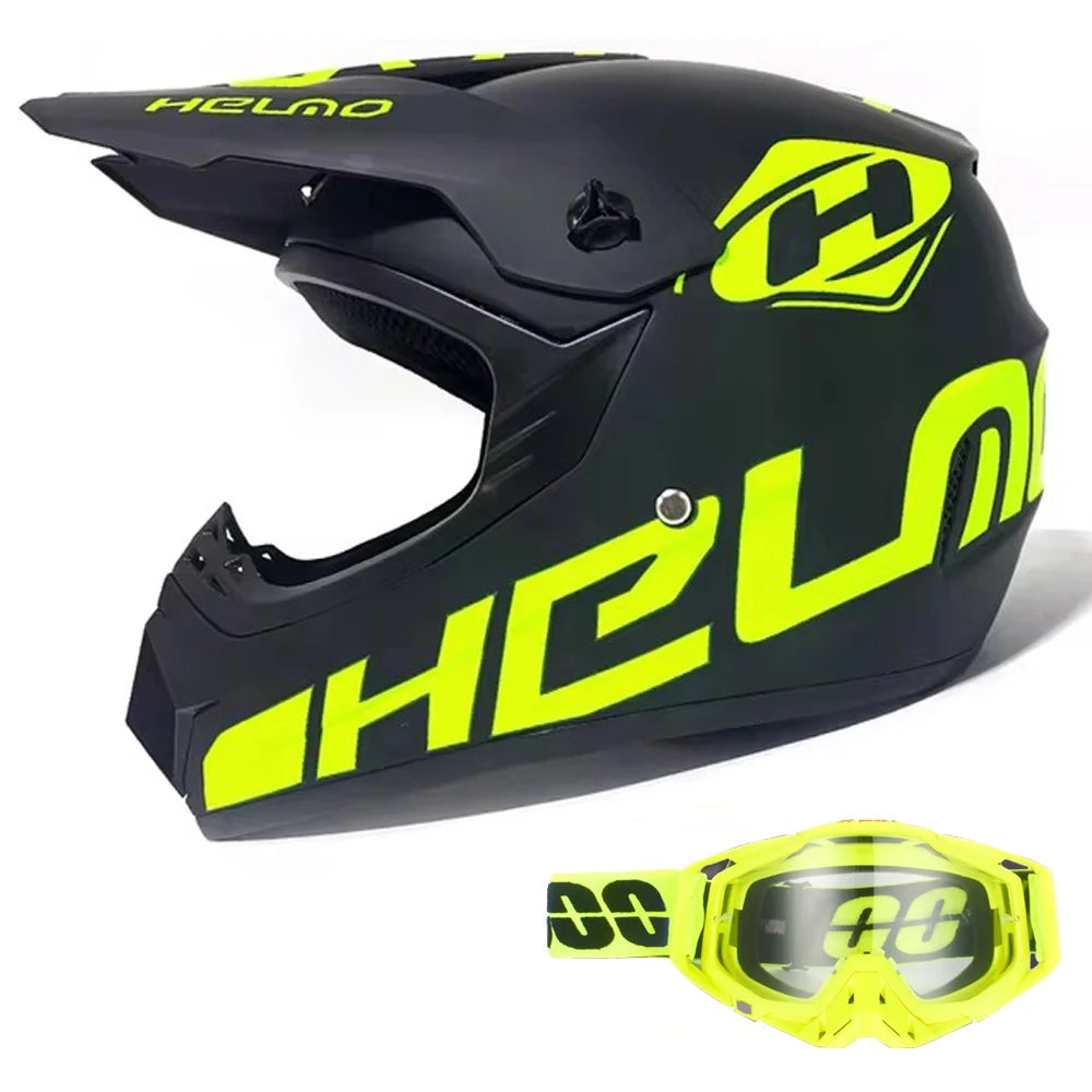 Kids Motocross Helmet with Goggles