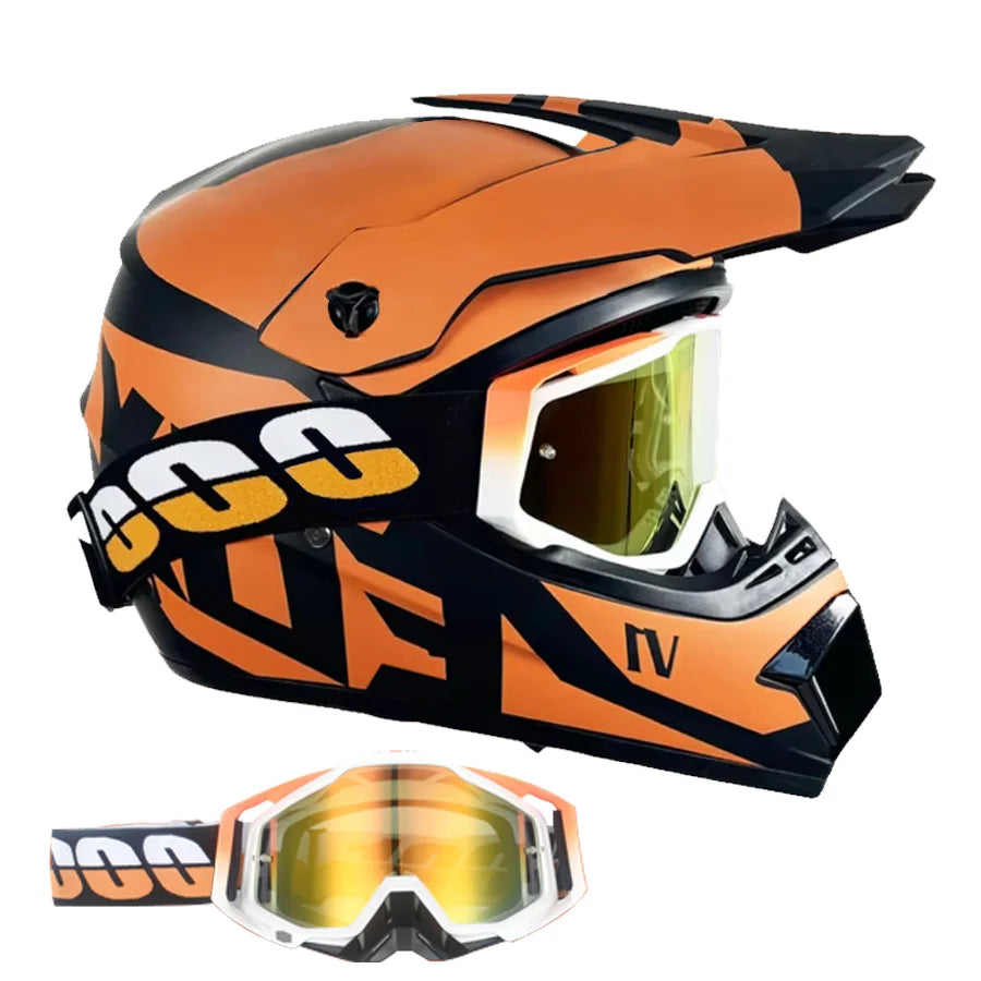 Kids Motocross Helmet with Goggles