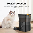 Comedouro Automático Inteligente para Animais com Ecrã LCD e Refeições Programadas para Gatos e Cães