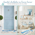 Marisyl Coastal Wave Tufted Rug Non Slip Floor Accent