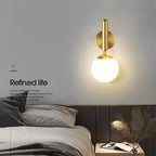 AuraNova Moderne Wandlamp Voor Slaapkamer Met Energiezuinige Verlichting